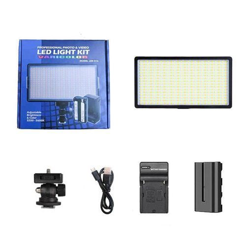 Kit d'éclairage photo et vidéo professionnel LED 416 LED pour appareil photo