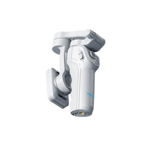 TOKQI M01 Stabilisateur de téléphone à cardan portable avec lumière de remplissage pour Smartphone et iphone