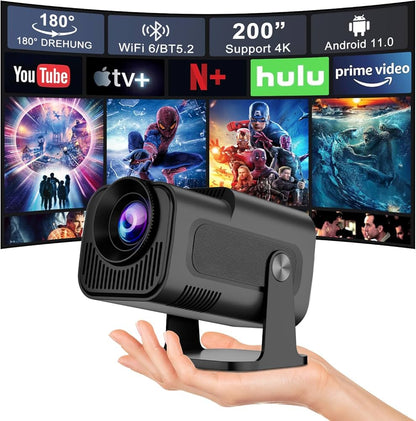Magcubic HY320 Portable Projector, 4K FHD Natvie 1080P Smart Projector