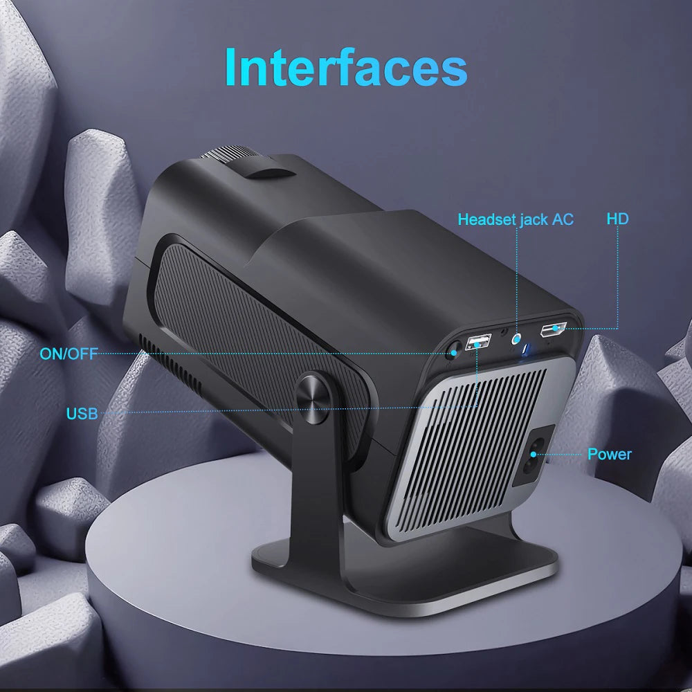 Magcubic HY320 Portable Projector, 4K FHD Natvie 1080P Smart Projector