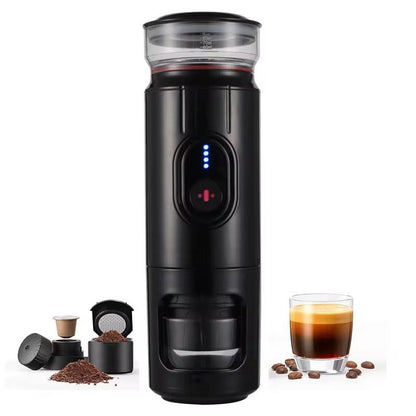 Mini cafetière électrique portative d'extérieur, entièrement automatique, à capsules USB, expresso