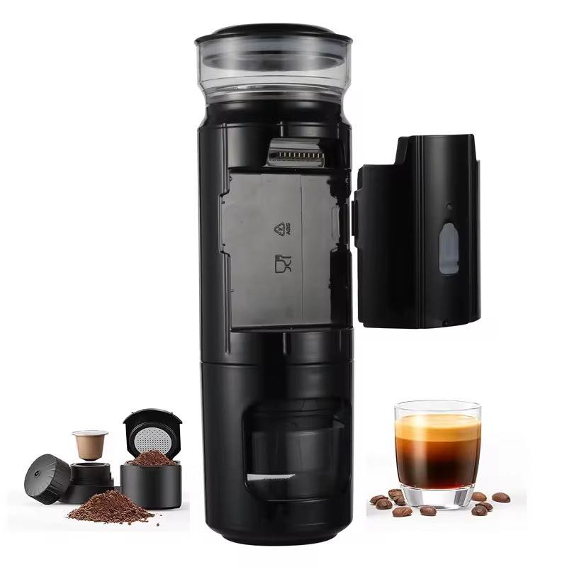 Mini cafetière électrique portative d'extérieur, entièrement automatique, à capsules USB, expresso