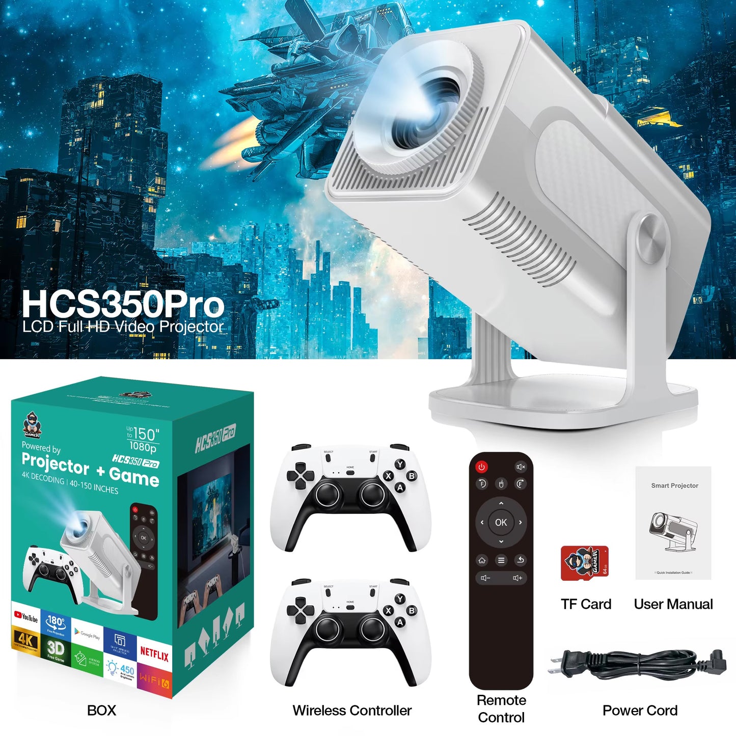 Projecteur HCS350 pro Gaming