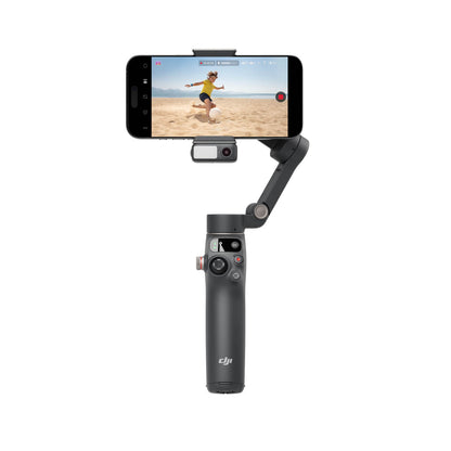 DJI Osmo Mobile 7P pour iPhone, Stabilisateur Nacelle, Android, Suivi natif, Éclairage, Nacelle pour téléphone à 3 axes