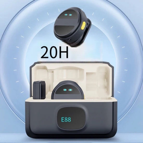 SX21 microphone lavalier sans fil magnétique pour le téléphones et caméra