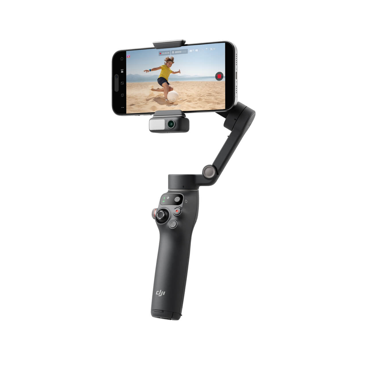 DJI Osmo Mobile 7P pour iPhone, Stabilisateur Nacelle, Android, Suivi natif, Éclairage, Nacelle pour téléphone à 3 axes