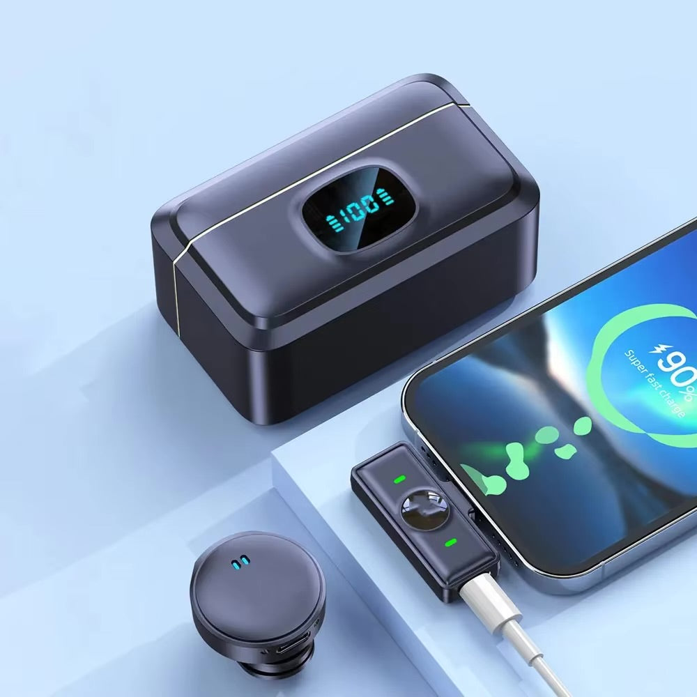 SX21 microphone lavalier sans fil magnétique pour le téléphones et caméra