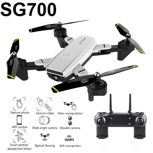 Drone sg700 seguir Drones 2.4 GHz 4 CH 360 ° altitud Hold 2.0 MP cámara WiFi HD