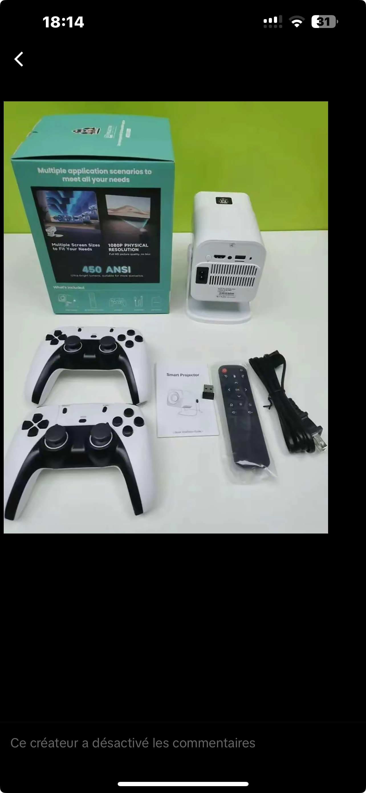 Projecteur HCS350 pro Gaming