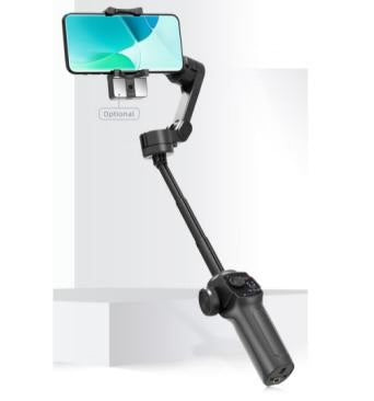 L9, stabilisateur de cardan pour smartphone, tige d'extension et trépied intégrés, stabilisateur de support pour iPhone, portable et pliable, cardan de suivi visage/objet pour Android et