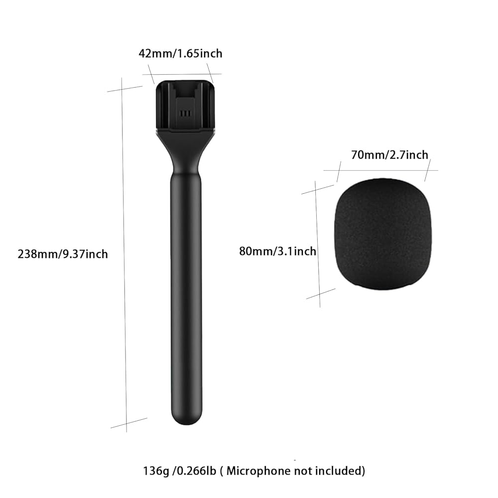 Support- la poignée du microphone