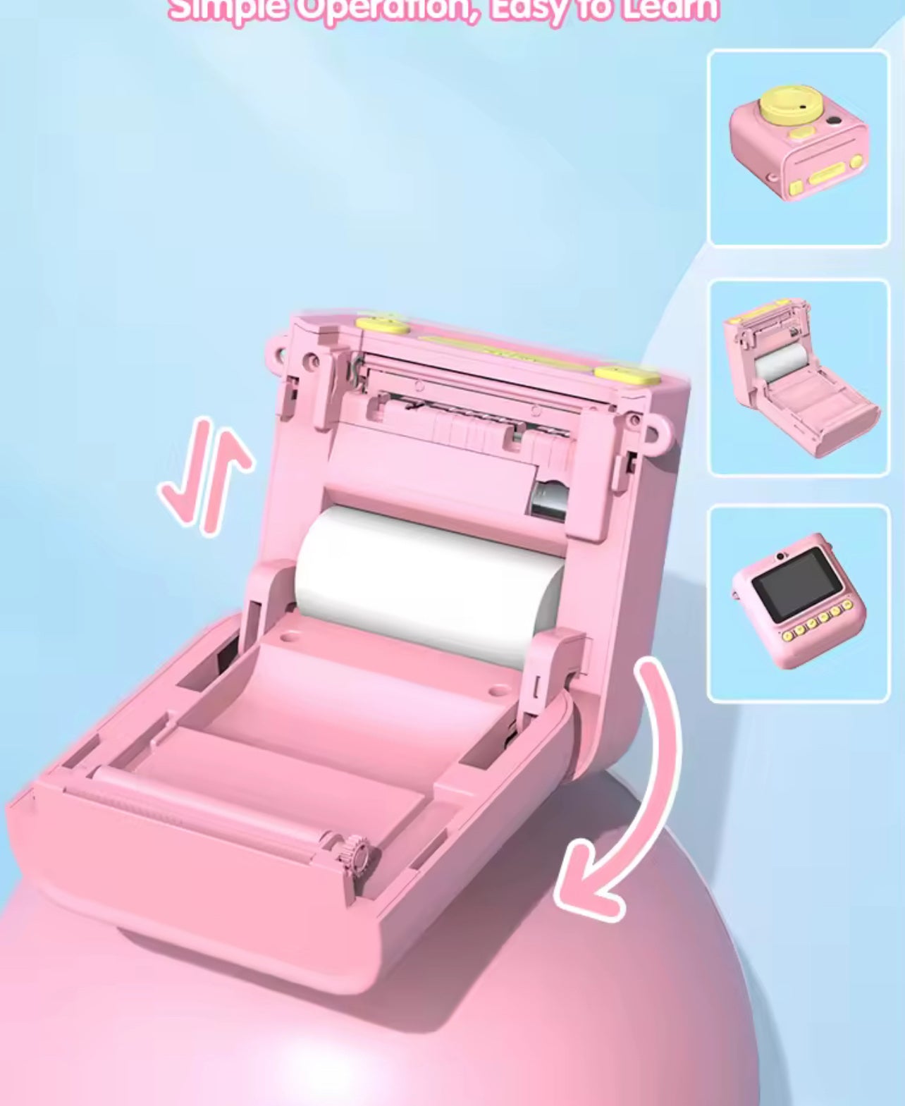 Kids print caméra (pour les enfants)