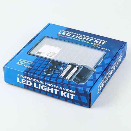 Kit d'éclairage photo et vidéo professionnel LED 416 LED pour appareil photo